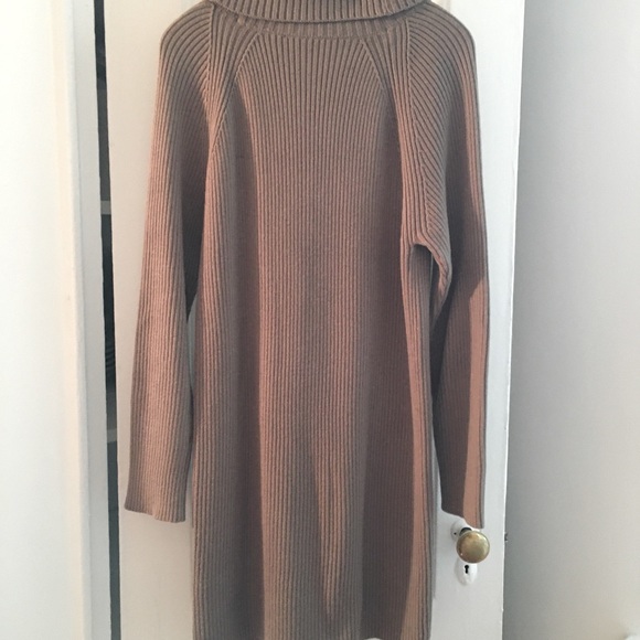 French Connection Katerina Knitted Roll Neck Long Sleeve Dress - Picture 3 of 4